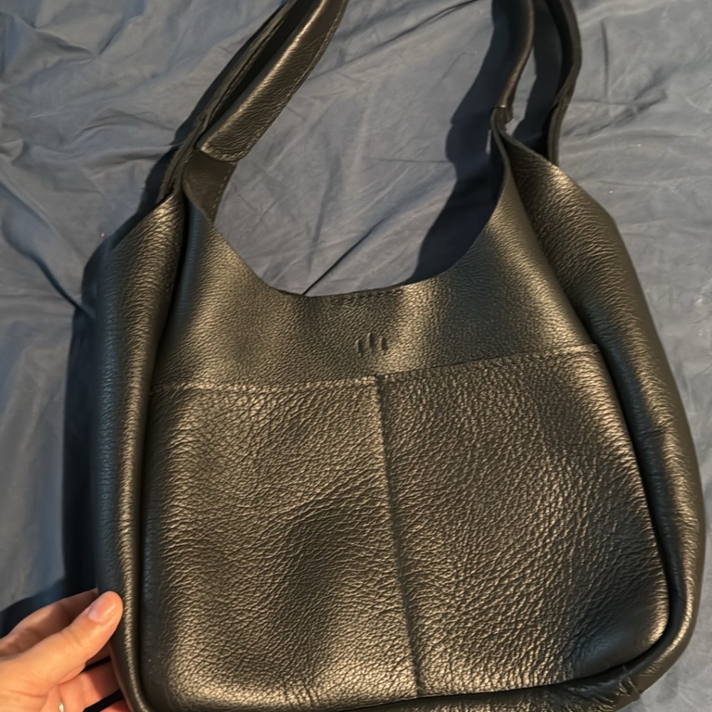 Portland Leather Goods Madison Bag - Pebbled Black